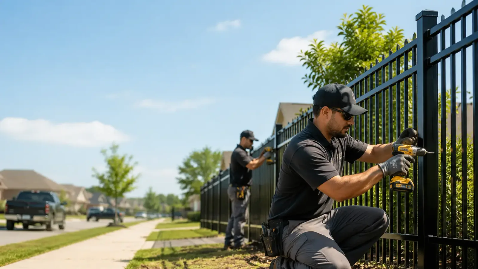 Metal Fence Installation in Tokio, TX